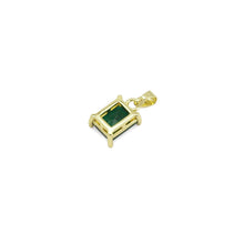 Load image into Gallery viewer, Rectangle CZ Charm, Sku#LX401