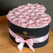 Load image into Gallery viewer, Heart Black Box | Light Pink Roses