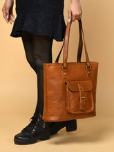 Load image into Gallery viewer, Classic Chic Genuine Leather Tote
