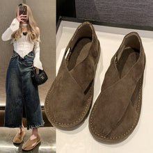Load image into Gallery viewer, Women's Slip-On Roman Fisherman Sandals | Round Toe Retro Sandals