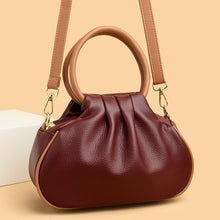 Load image into Gallery viewer, Premium Pleated Leather Crossbody Shoulder Bag for Women - Multi-Compartment Organizer