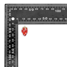 Load image into Gallery viewer, Cute White Pearl Red Strawberry Charm Pendant,Sku#LK1224