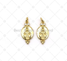 Load image into Gallery viewer, CZ Virgin Mary Charm, Sku#LK537