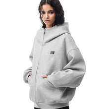 Load image into Gallery viewer, Heavyweight High-neck Air-layer Hooded Sweatshirt