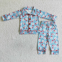 Load image into Gallery viewer, Santa print cute boy clothing Christmas wear