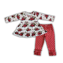 Load image into Gallery viewer, Truck Christmas tree tunic leggings kids clothing girls