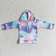 Load image into Gallery viewer, Girl Tie Dye Hoddie