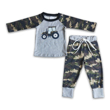 Load image into Gallery viewer, Boy Truck Camouflage Long Outfit