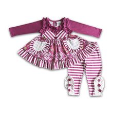 Load image into Gallery viewer, Pockets twirl tunic leggings kids fall winter clothing set