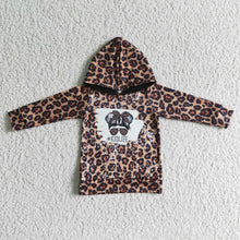 Load image into Gallery viewer, Kid life leopard long sleeve hoodie