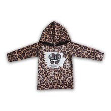 Load image into Gallery viewer, Kid life leopard long sleeve hoodie