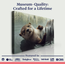 Load image into Gallery viewer, Otter Double Exposure Wall Art