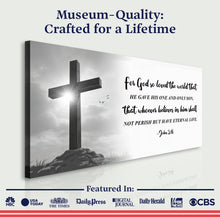 Load image into Gallery viewer, John 3:16: For God So Loved The World Faith Sign VI