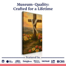 Load image into Gallery viewer, Cross and Flowers Faith Wall Art III
