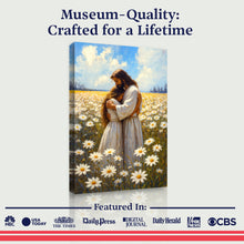Load image into Gallery viewer, Jesus Hugging Woman Faith Wall Art II