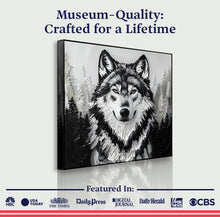 Load image into Gallery viewer, 3D Wolf Wall Art IV