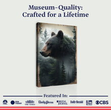 Load image into Gallery viewer, Black Bear Exposure Wall Art