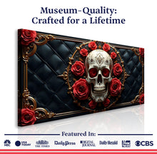 Load image into Gallery viewer, 3D Rose and Skull Wall Art VII