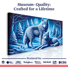 Load image into Gallery viewer, 3D Wolves Wall Art II