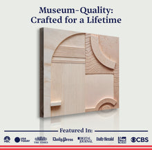 Load image into Gallery viewer, Minimalist Peach Clay Wall Art