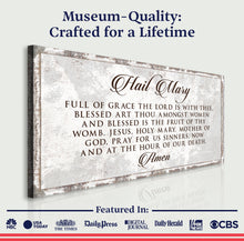 Load image into Gallery viewer, The Hail Mary Faith Sign II