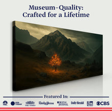 Load image into Gallery viewer, Burning Bush - Faith Wall Art V