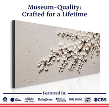Load image into Gallery viewer, White Cherry Blossom Wall Art