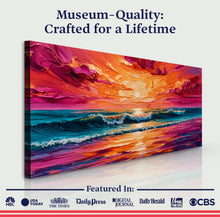 Load image into Gallery viewer, Coastal Sunset Wall Art
