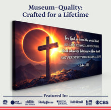Load image into Gallery viewer, John 3:16: For God So Loved The World Faith Sign III
