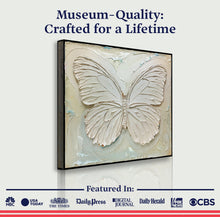 Load image into Gallery viewer, 3D White Butterfly Wall Art
