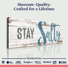 Load image into Gallery viewer, Stay Salty Coastal Sign VIII