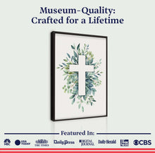 Load image into Gallery viewer, Evergreen Cross Faith Wall Art