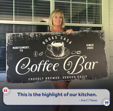 Load image into Gallery viewer, Coffee Bar Sign V