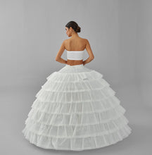 Load image into Gallery viewer, Simple Wedding Dresses Ball Gown Crinoline Skirt -Quinceanera Petticoat Skirt
