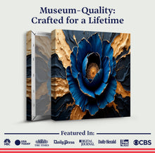 Load image into Gallery viewer, Sapphire Bloom Wall Art