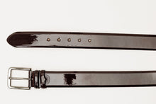 Load image into Gallery viewer, The Dodoma Burgundy Patent Leather Belt