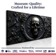 Load image into Gallery viewer, 3D Rose and Skull Wall Art VI