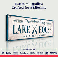 Load image into Gallery viewer, Personalized Lake House Sign IV