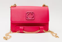 Load image into Gallery viewer, The Maneadero Fuchsia Leather Handbag