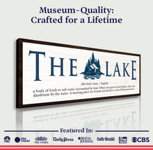 Load image into Gallery viewer, The Definition of Lake Sign II