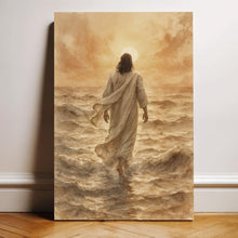Load image into Gallery viewer, Jesus Christ Walking On Water Faith Wall Art VI