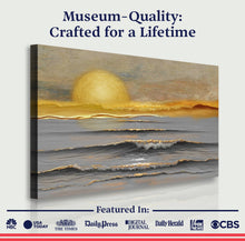 Load image into Gallery viewer, Golden Horizon Calm Wall Art