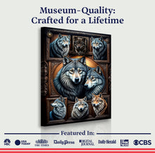 Load image into Gallery viewer, 3D Wolf Collage Wall Art III