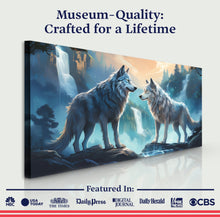 Load image into Gallery viewer, 3D Wolves Wall Art IV