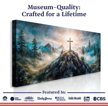 Load image into Gallery viewer, Cross On A Hill Faith Wall Art III