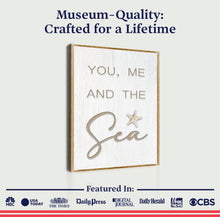 Load image into Gallery viewer, You Me and the Sea Coastal Sign V