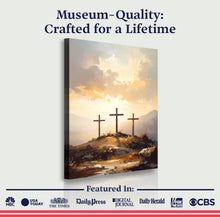 Load image into Gallery viewer, Three Crosses on Calvary Faith Wall Art