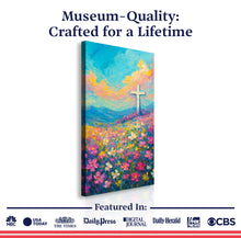 Load image into Gallery viewer, Cross Floral Field Faith Wall Art III