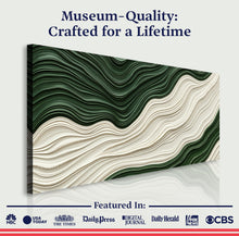 Load image into Gallery viewer, Green Rivers Abstract Wall Art VIII
