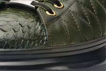 Load image into Gallery viewer, The Adler Green Snk Leather Men Sneaker Limited Edition